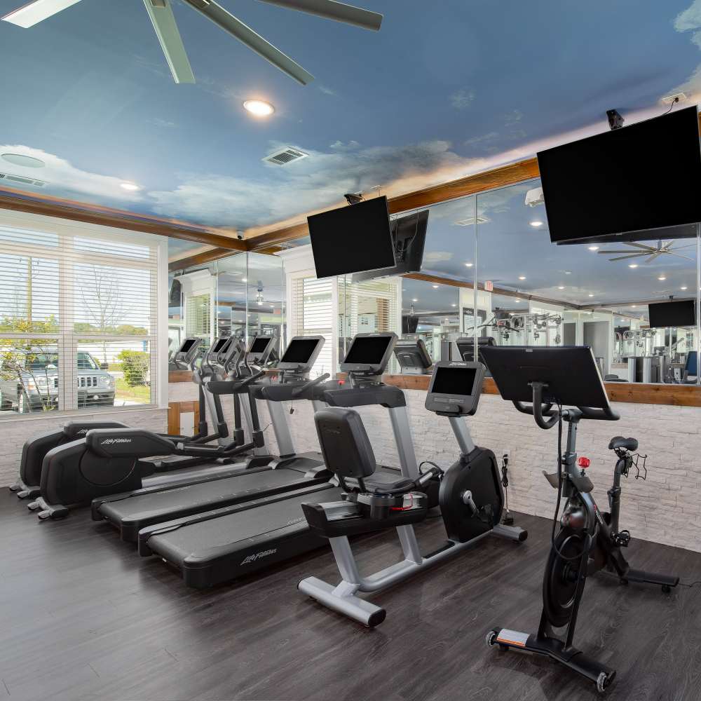Community fitness center at Retreat at Redstone in Crestview, Florida