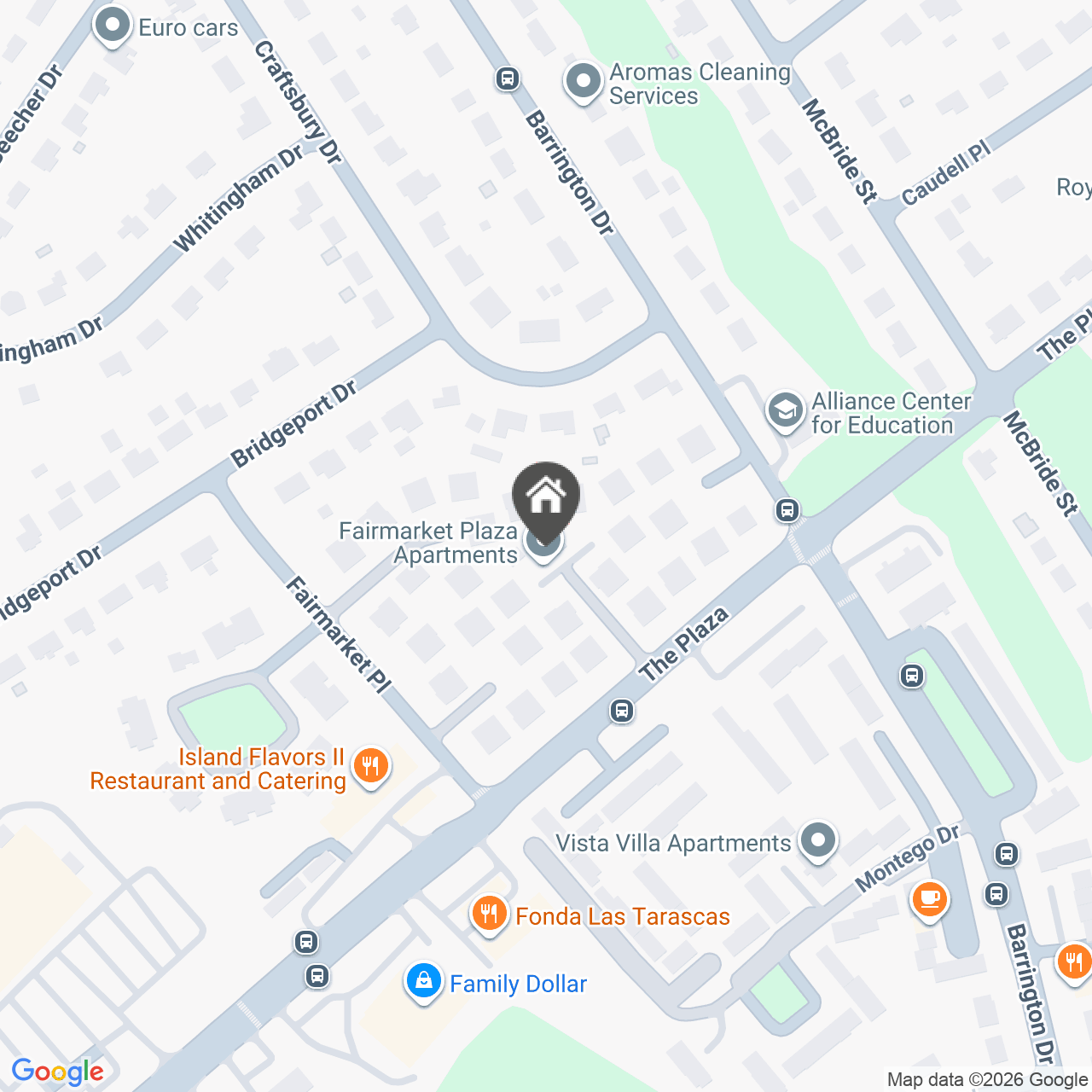 Fairmarket Plaza Map - Points of Interest