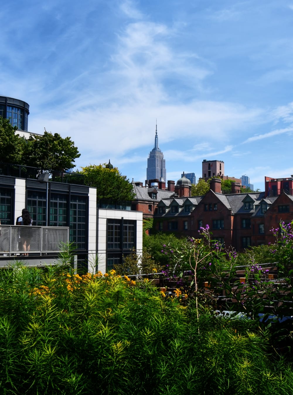 View from the High Line near The Sierra Chelsea in New York, New York