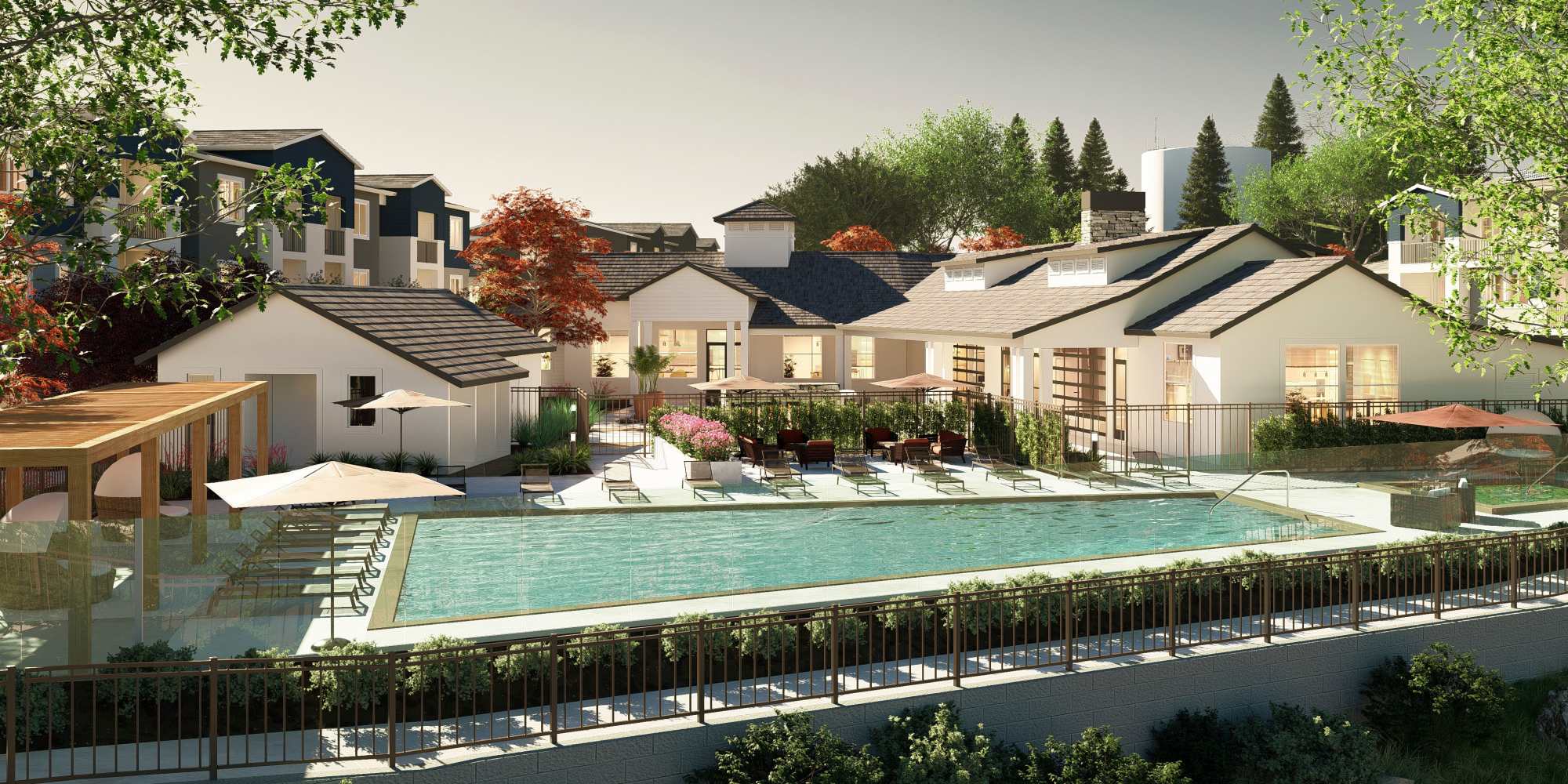 Daylight view at Domaine at Napa Junction in American Canyon, California