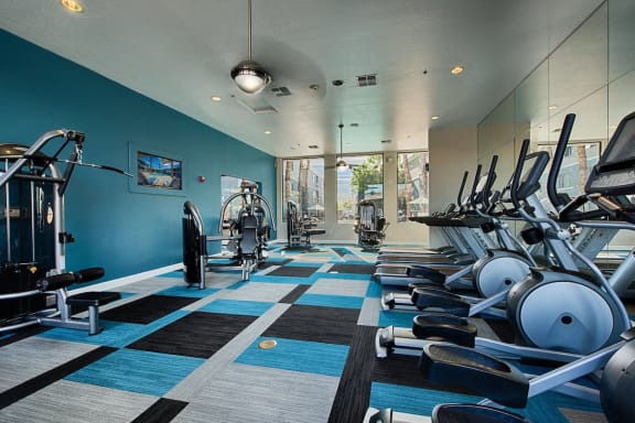 interactive new fitness facility at Element Deer Valley Apartments Phoenix, Arizona