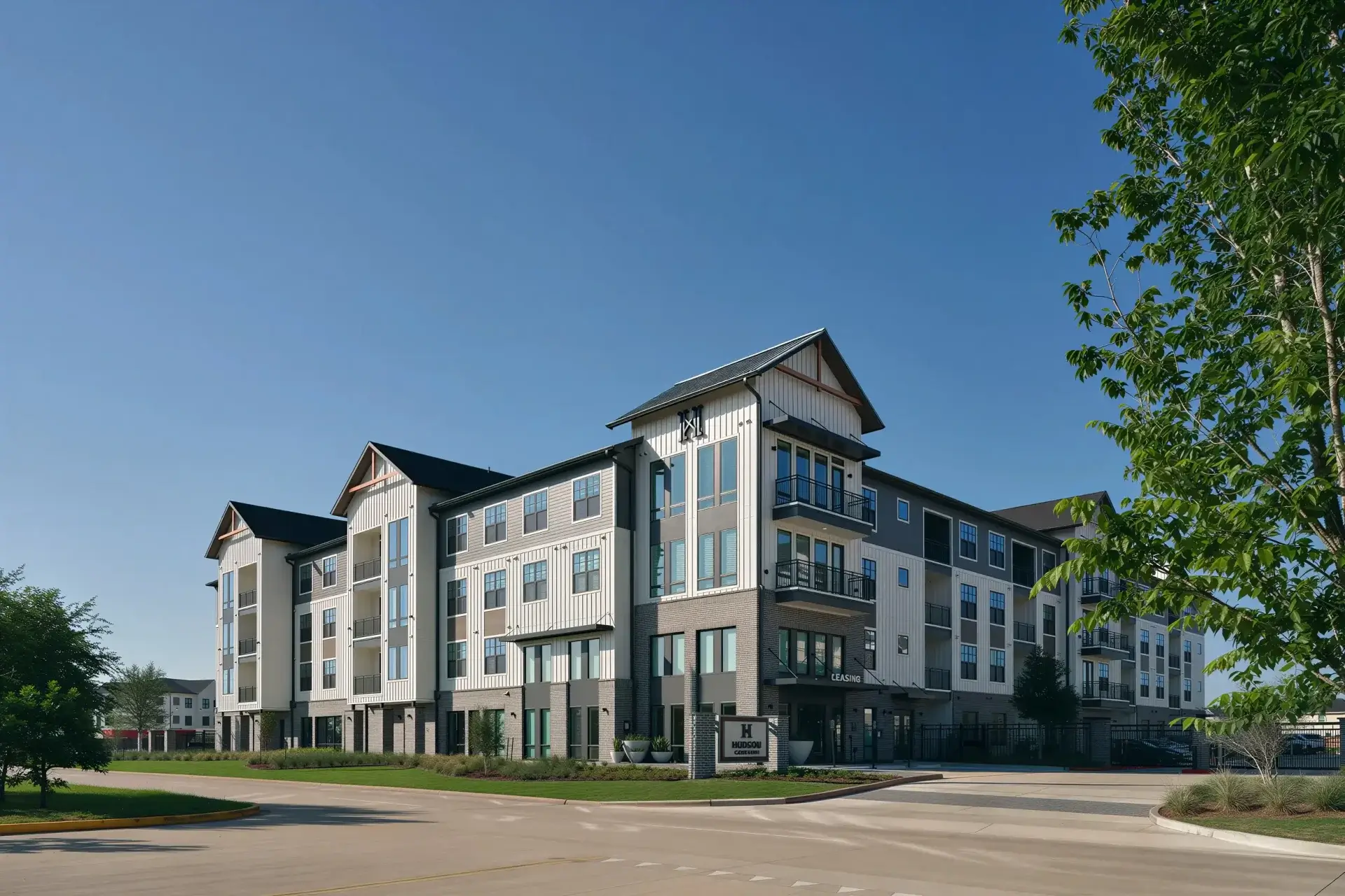 hudson crossing exterior building
