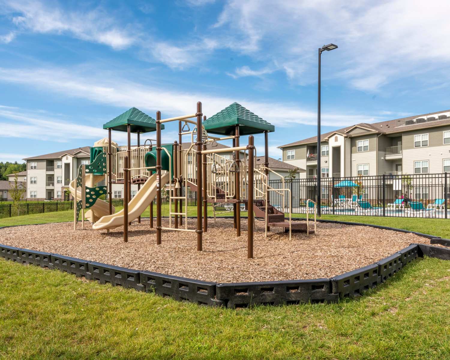 Children's playground at Jefferson Green in Louisville,Kentucky
