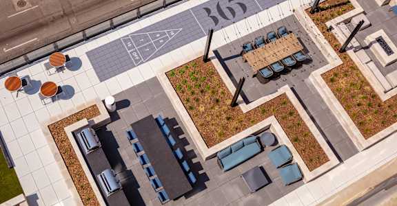 Aerial View Of Community Amenities at 365 Nicollet, Minneapolis, MN, 55401