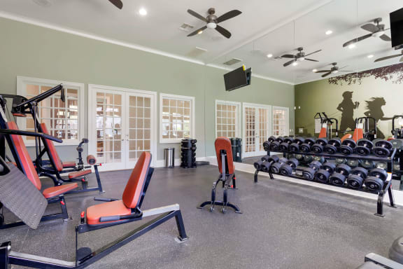 the gym at Madison on the Meadow, Stafford, 77477