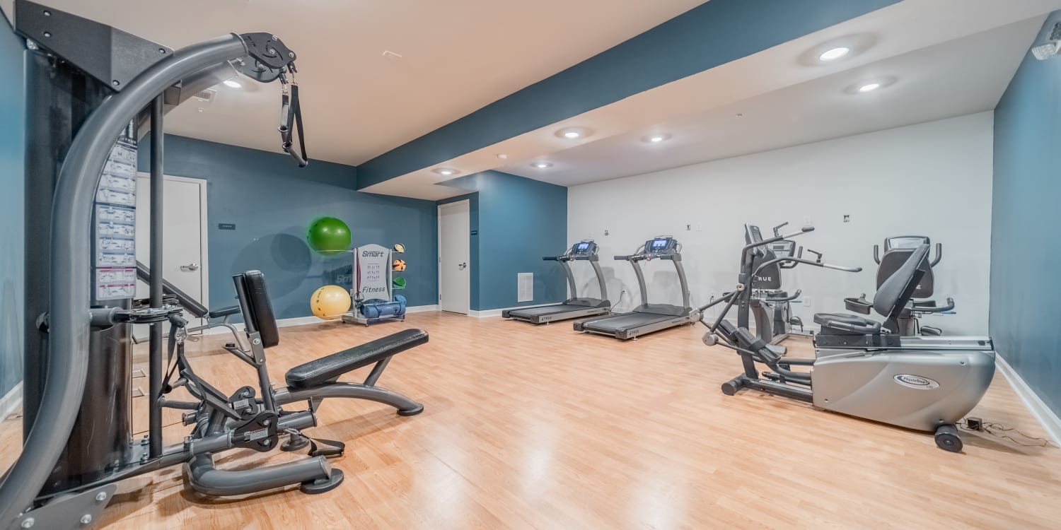 Fitness center at Harmony Place in Charlotte, North Carolina