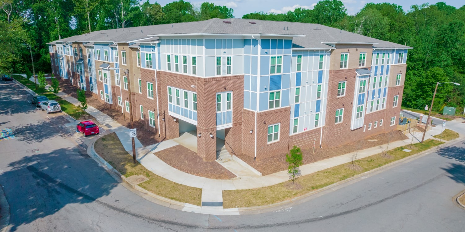 Exterior building at Harmony Place in Charlotte, North Carolina