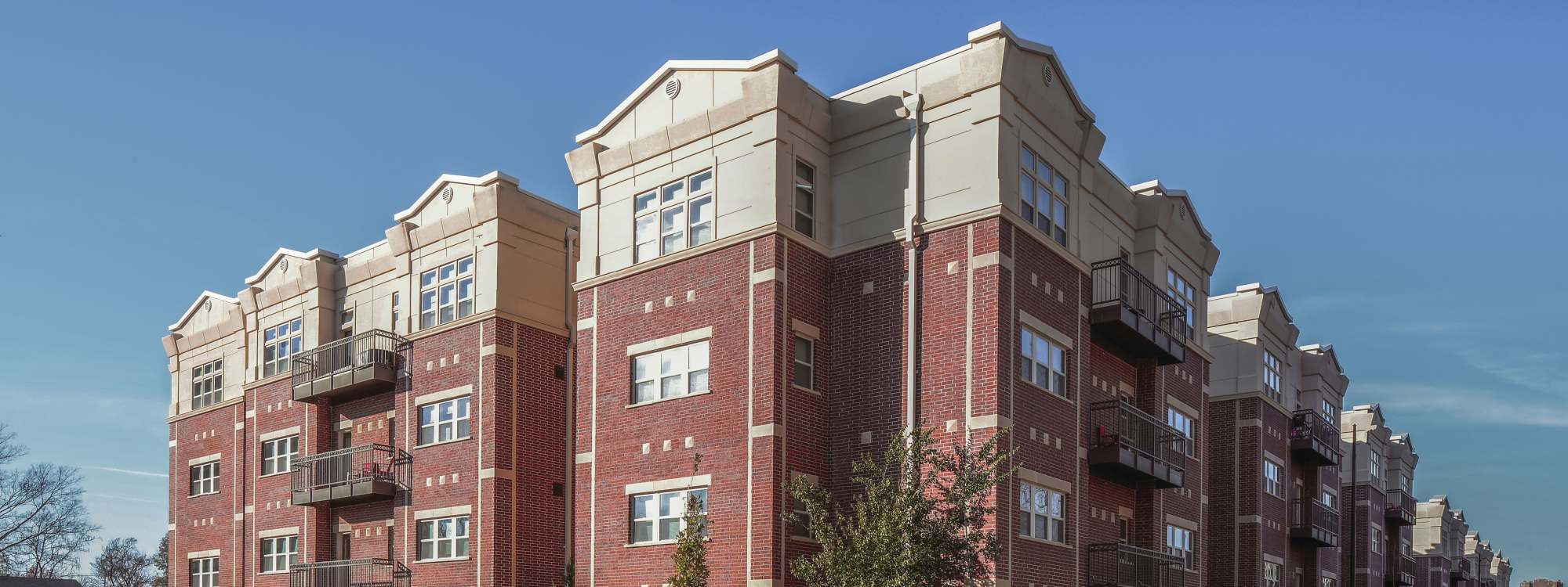 Student apartments at Brookside Downtown in Columbia, Missouri