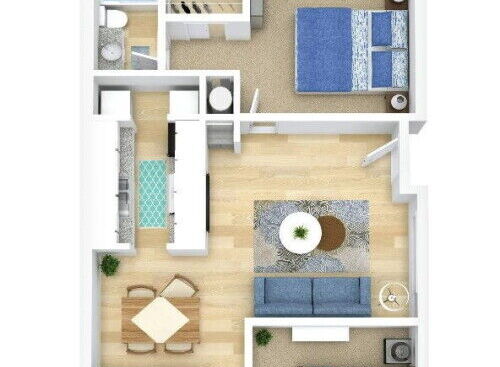 2 Bed 2 Bath: Beds - 2: Baths - 2: SqFt Range - 1040 to