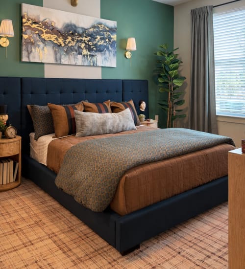 Spacious bedrooms at Cypress Point in Mooresville,North Carolina.