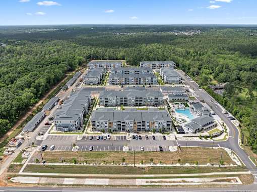 Aerial View at The Quinn Luxury Apartments, Pensacola, FL, 32526