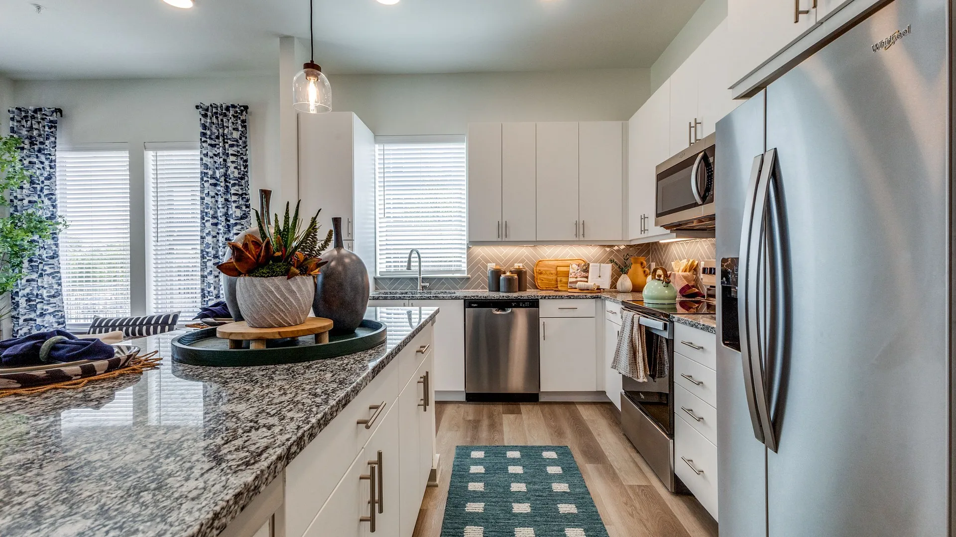kitchen with stainless appliances