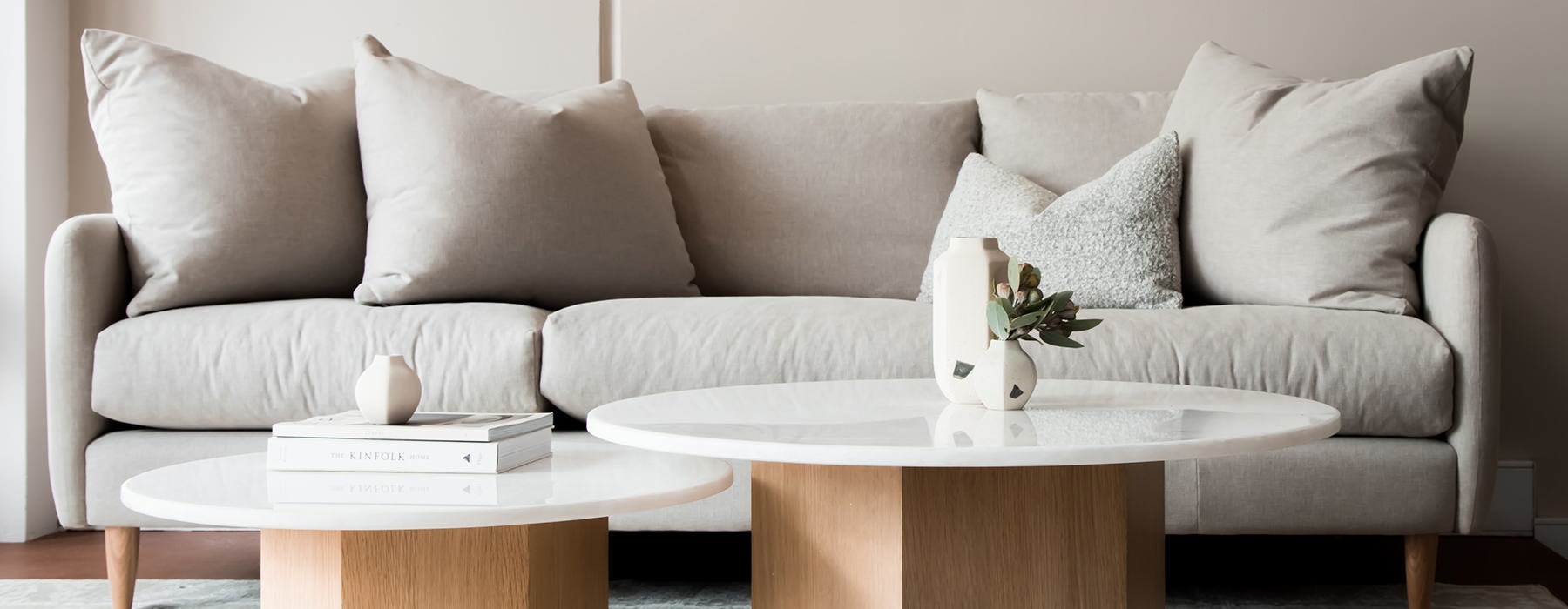 modern well lit living room