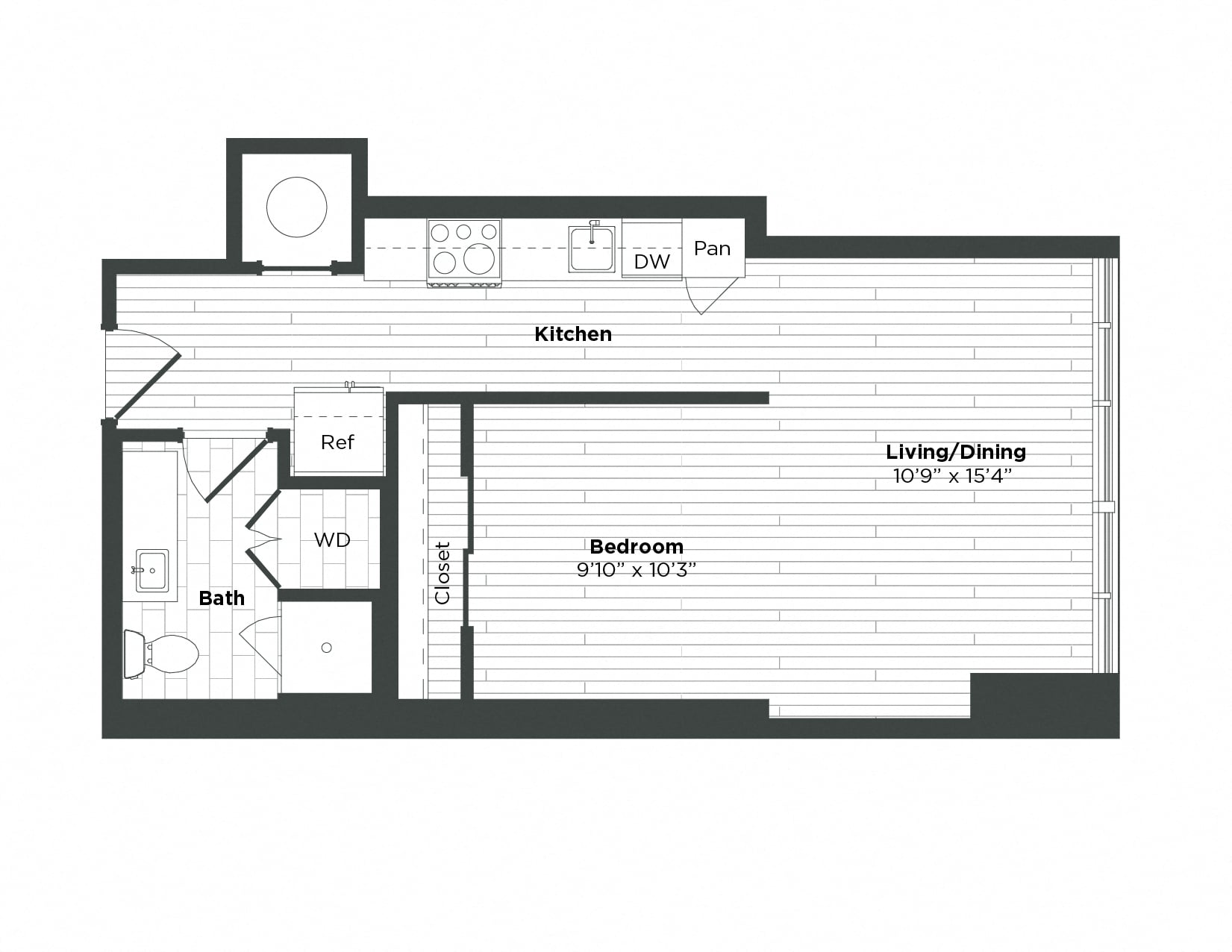 Apartment 0602 floorplan