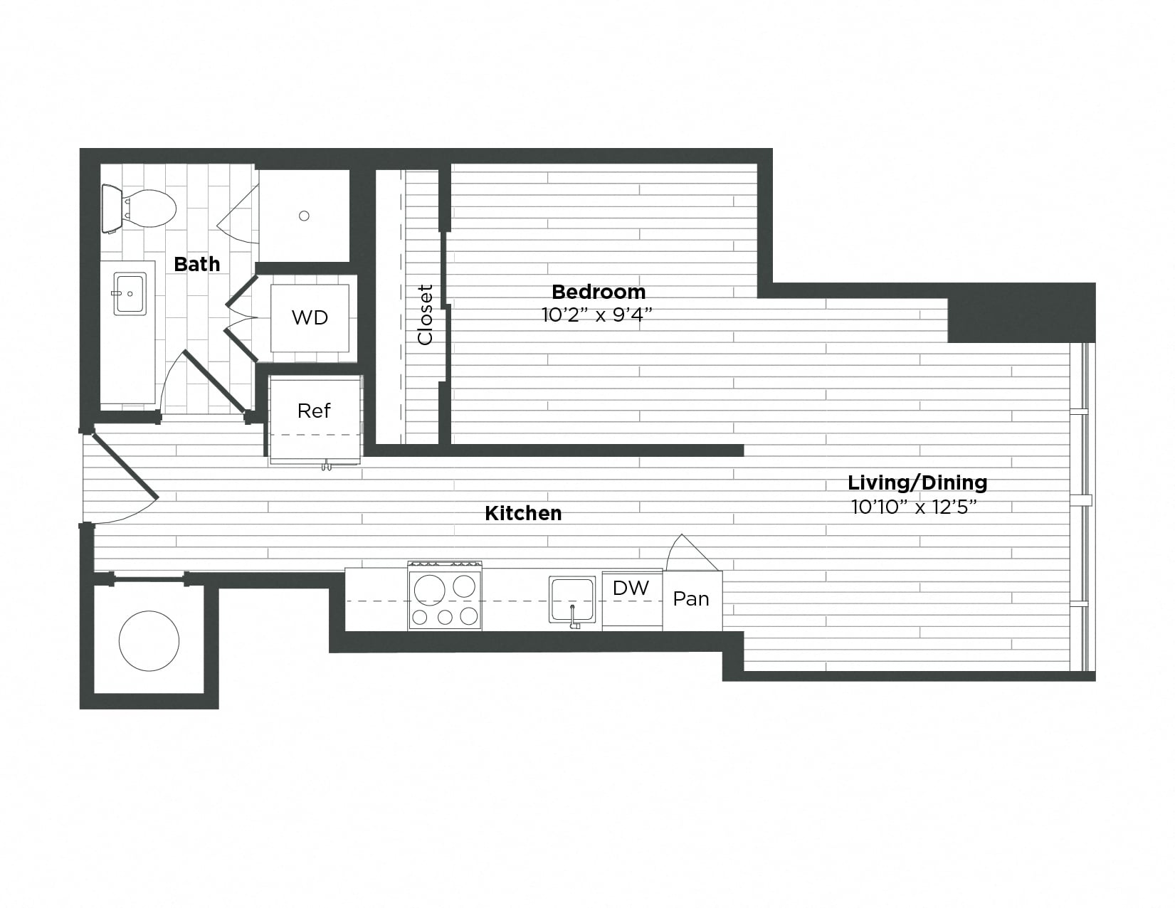 Apartment 0705 floorplan