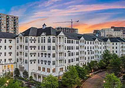 The community at sunset at The Jane