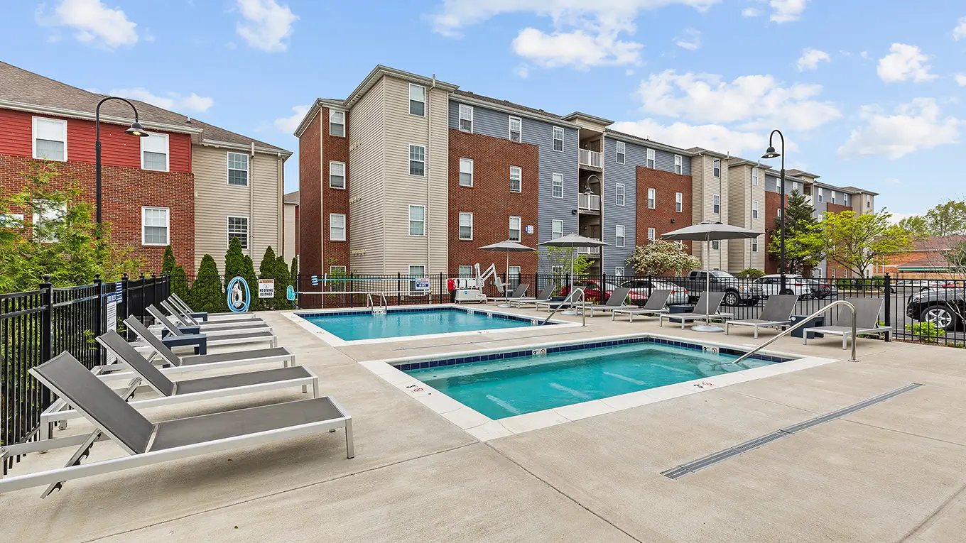 resort style pool