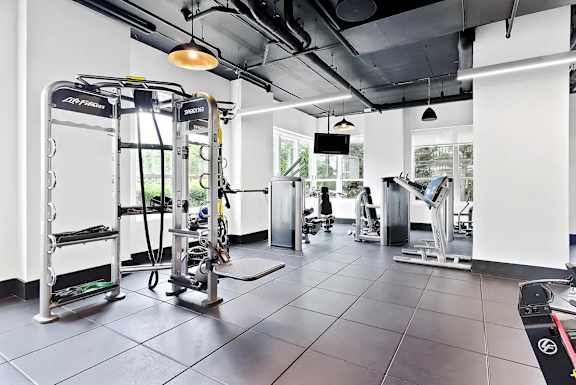 Fitness Center at 65 Bay Street Apartments in Downtown Jersey City, NJ