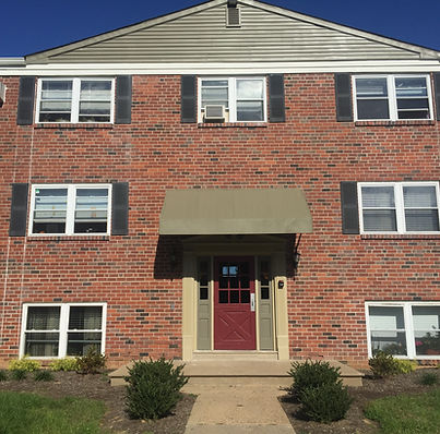 Picture of apartment building entrance