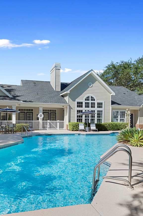 Pool Side Relaxing Area at Sweetgrass Landing, Mount Pleasant, SC, 29466