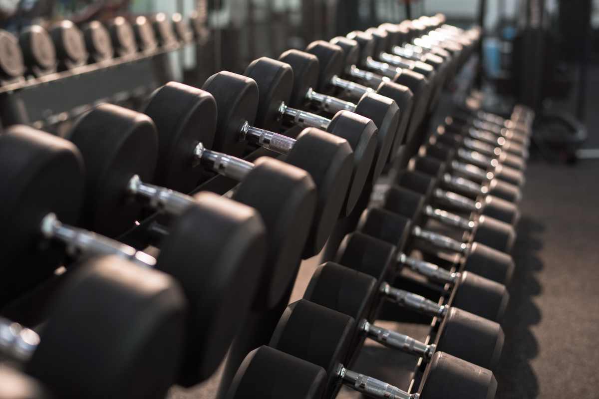 Fitness equipment at Caroline in Charleston, South Carolina