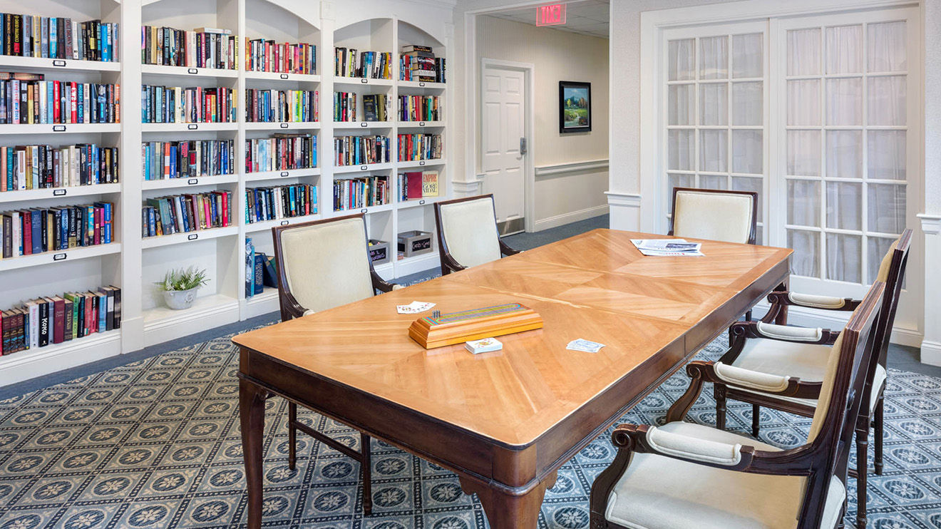 Library and activities room