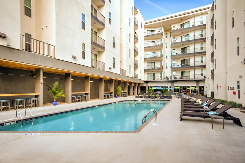 resort style pool