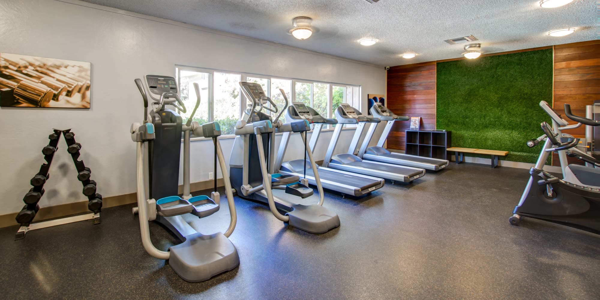 Fitness center at Waterstone Fremont in Fremont, California