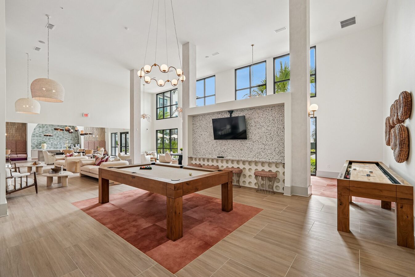 Game night lives here. The pool table at Solay Cape Coral is ready — bring your best shot. #solaycapecoral #capecoral #capecoralapartments #luxurylivi...