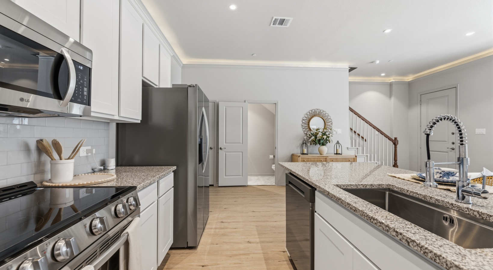 Kitchen with Stainless Steel Appliances