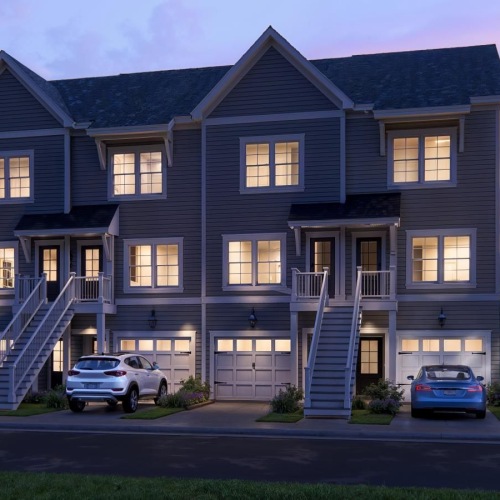 Exterior view of homes at Berkshire on Clements Ferry