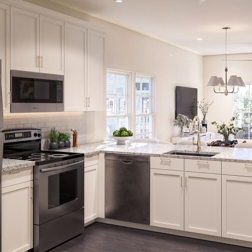 Modern kitchen at Berkshire on Clements Ferry, homes in Charleston, SC