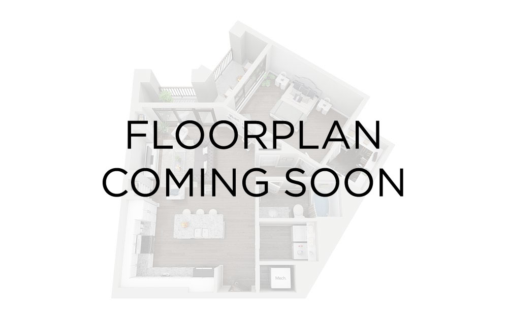 Studio - S1 - Affordable - Theo - Studio floorplan layout with 1 bathroom and 400 - 404 square feet