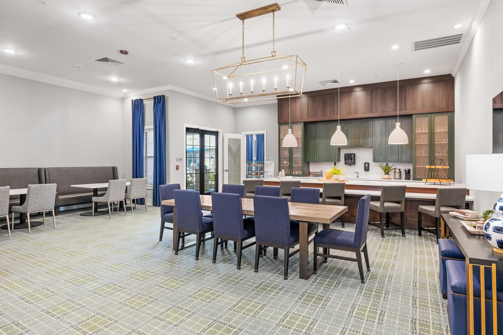 The Preserve at Meridian senior community bistro and bar