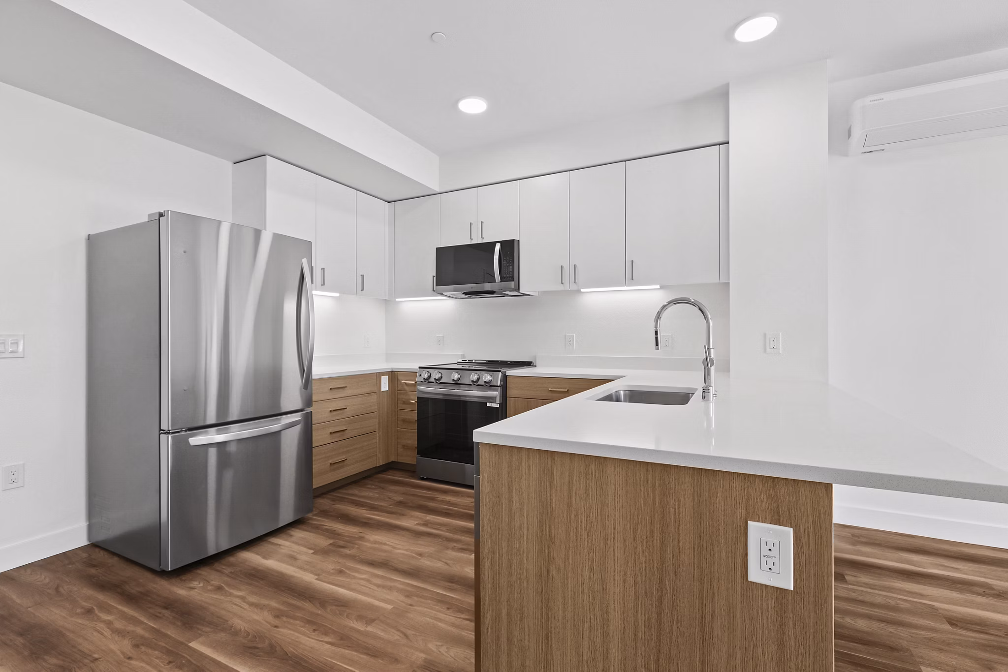 Kitchen at Delaware Apartments