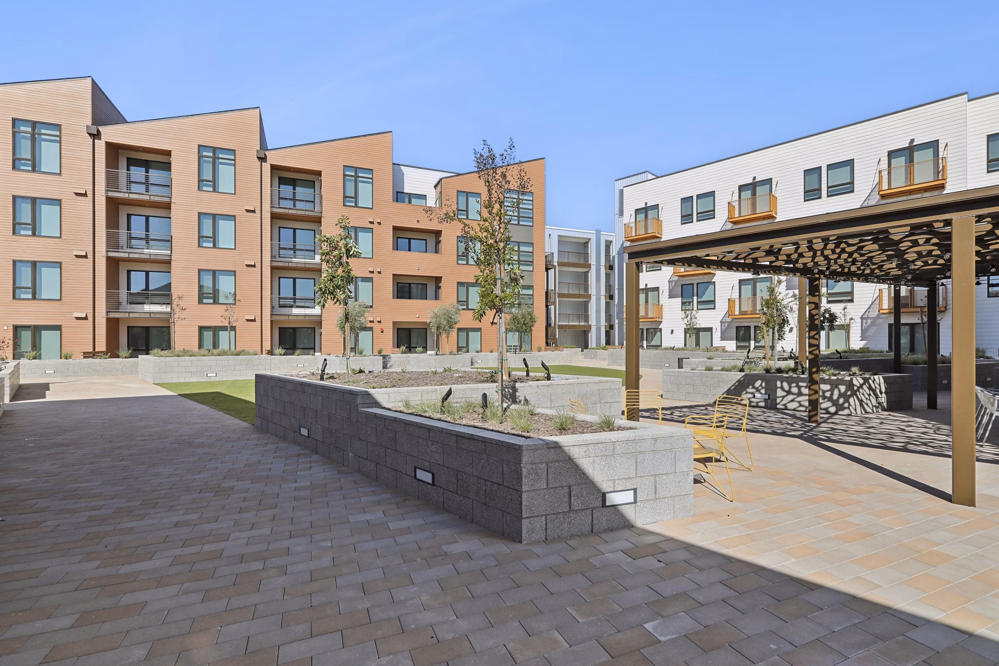 Patio at Delaware Apartments