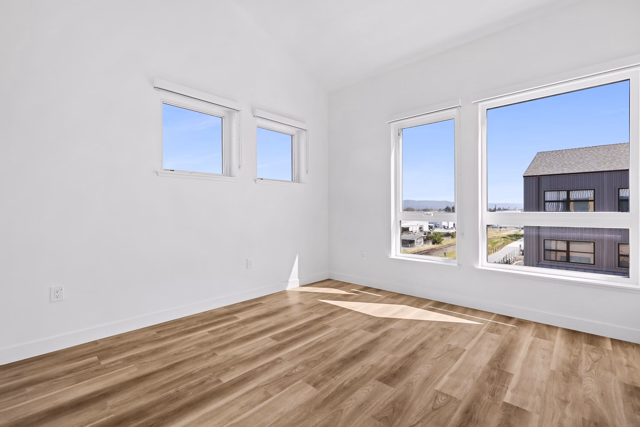 Living Room at Delaware Apartments