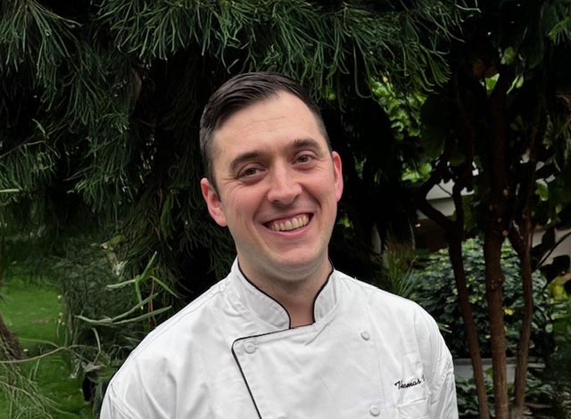 MR chef serving food