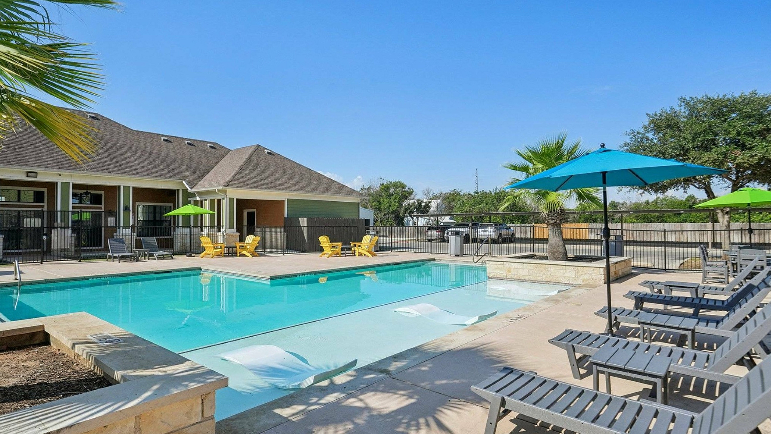 resort style pool