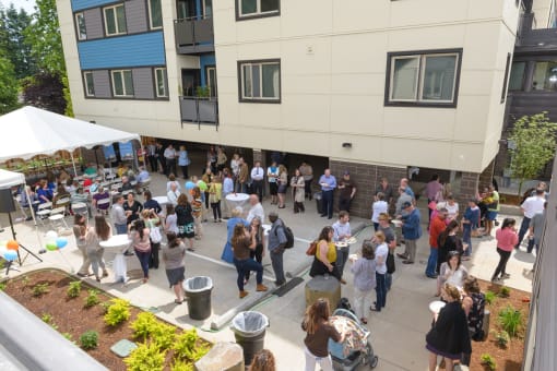outdoor social area