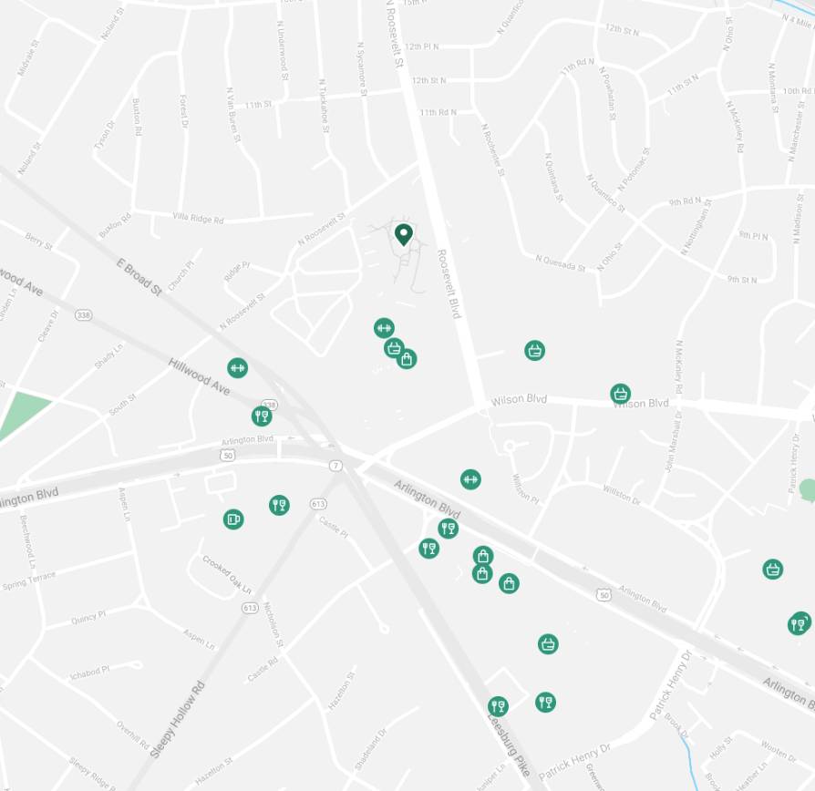 Falls Green Map