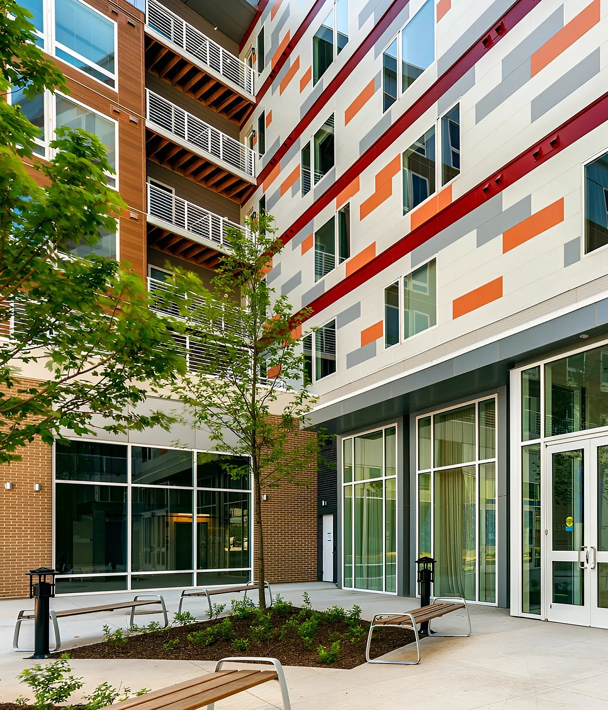 Exterior of The Point at Rise