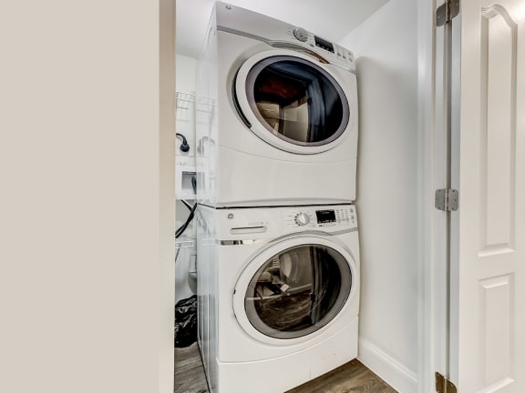 Full-sized Washer and Dryer at Perring Park Apartments, Parkville, Maryland
