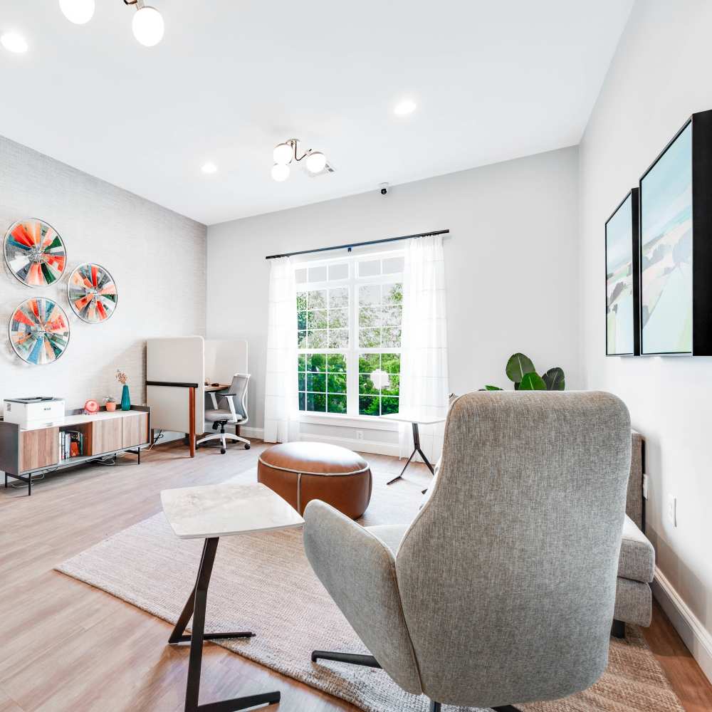 Living area at The Boulders At Katy Trail in Saint Charles,Missouri