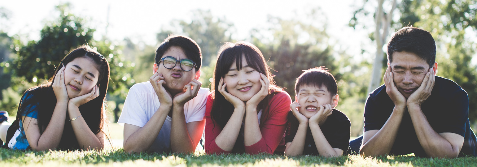 Happy family of 5
