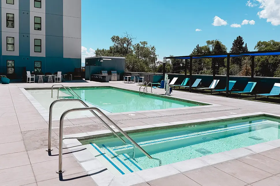 pool and spa