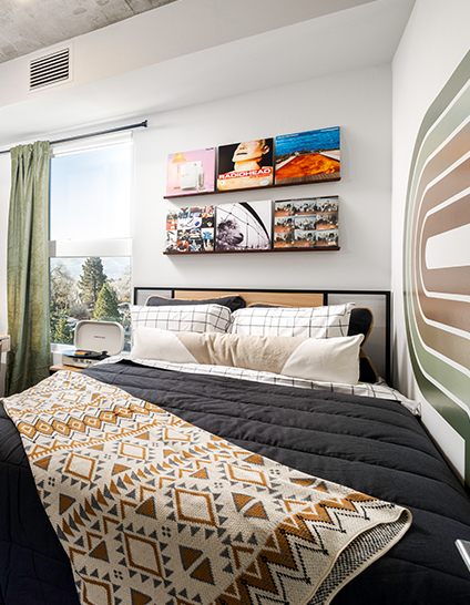 furnished bedroom