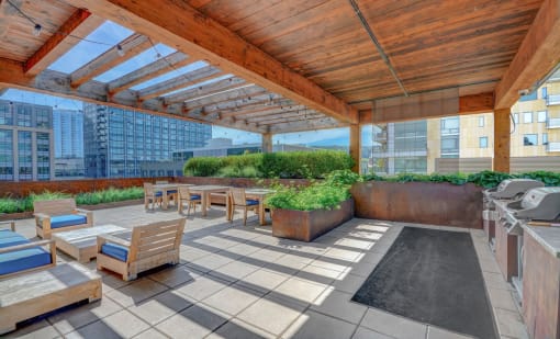 Roof Top Patio at mResidences Portland Pearl District, Portland