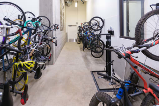 Bike Rack at mResidences Portland Pearl District, Portland