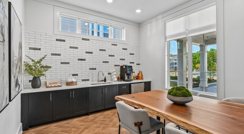 Resident clubhouse interior at Madison Mallard Creek near University City Charlotte